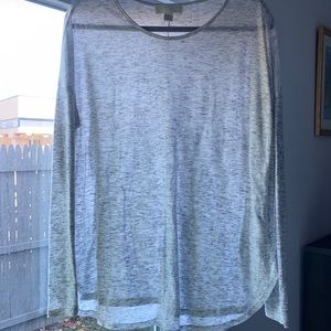 New forever21 long sleeve shirt gray 1x
